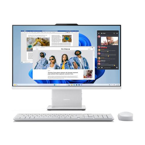 Lenovo IdeaCentre AIO 13th Gen Core™ i5-13420H 24″ FHD IPS (16GB RAM/512GB SSD/Windows11/Office 24/3Wx2 Harman Speakers/Wireless EOS Keyboard & Mouse, Cloud Grey), F0HN00PHIN All-in-One Desktop