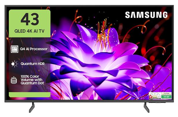 Samsung 108 cm (43 inches) Vision AI 4K Ultra HD Smart QLED TV QA43QEF1AULXL