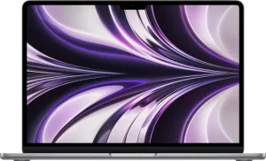Apple MacBook AIR Apple M2 – (8 GB/256 GB SSD/Mac OS Monterey) MLXW3HN/A  (13.6 Inch, Space Grey, 1.24 Kg)