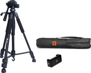 KODAK T210 150cm Three Way Pan Movement Tripod  (Black, Supports Up to 3500 g)