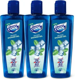 Dermi Cool Shower Gel Pack of 3  (3 x 250 ml)