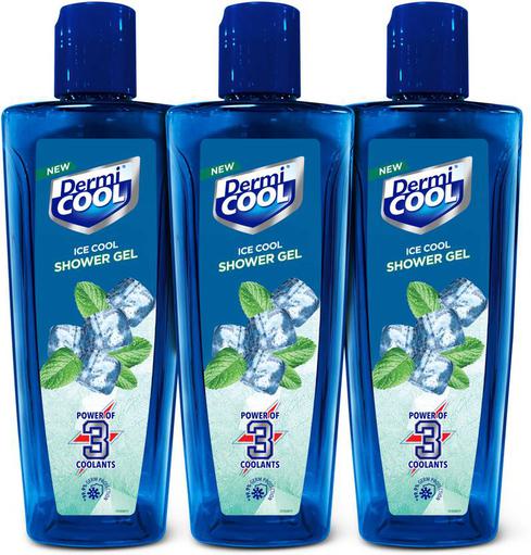 Dermi Cool Shower Gel Pack of 3  (3 x 250 ml)