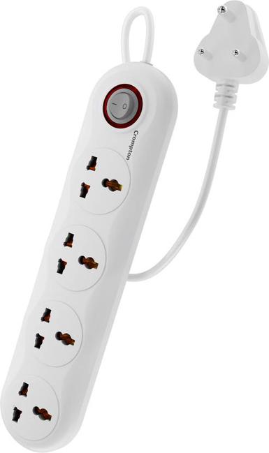 Crompton Powerbox Alpha WX 4  Socket Extension Boards  (Grey, White, 2 m)