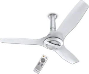 BAJAJ Arioso Luxe 1200mm White & Silver CF with 2 Year Warranty 1200 mm Ceiling Fan  (5 Star | White & Silver | Pack of 1)