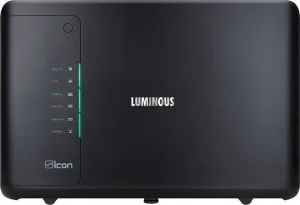 LUMINOUS 900 VA iCon Black | LED Indicators | Fast Charging | Easy Installation | with 24 Months Warranty Pure Sine Wave Inverter  (1100/12V)