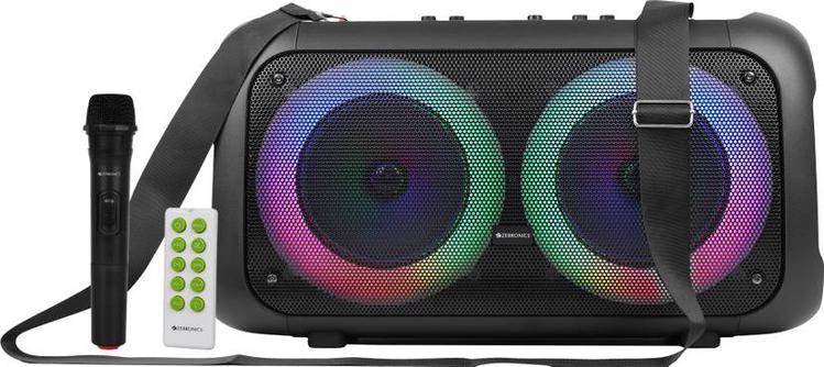 ZEBRONICS Zeb-Thump 400 45 W Bluetooth Party Speaker  (Black, Mono Channel)