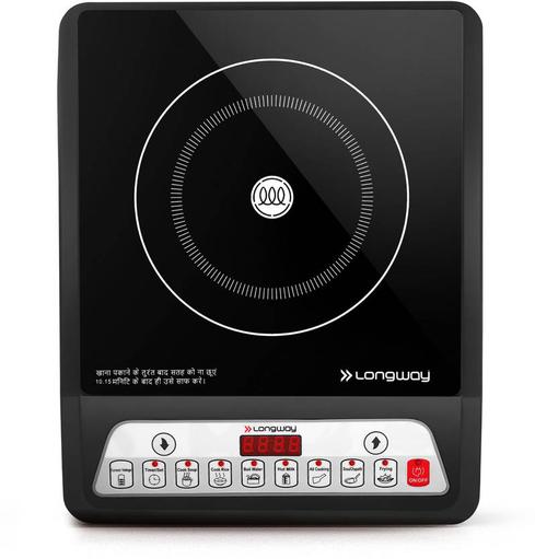 Longway 2000 W Induction Cooktop Push Button  (Black, Elite Plus IC 2000 W)