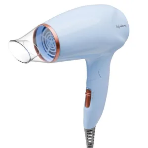 Lifelong Hair Dryer for Women & Men | 1200W Foldable & Compact Hair Dryer Machine | 2 Heat Modes | Travel-Friendly & Portable | Your Perfect Blow Dry Partner for Smooth, Frizz-Free Styling (Blue)